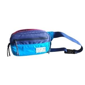 Blue belt/cross body bag